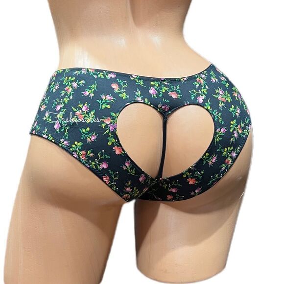Victorias Secret Very Sexy Heart Cutout Ouvert open back cheeky panty Le Jardín - Picture 3 of 7